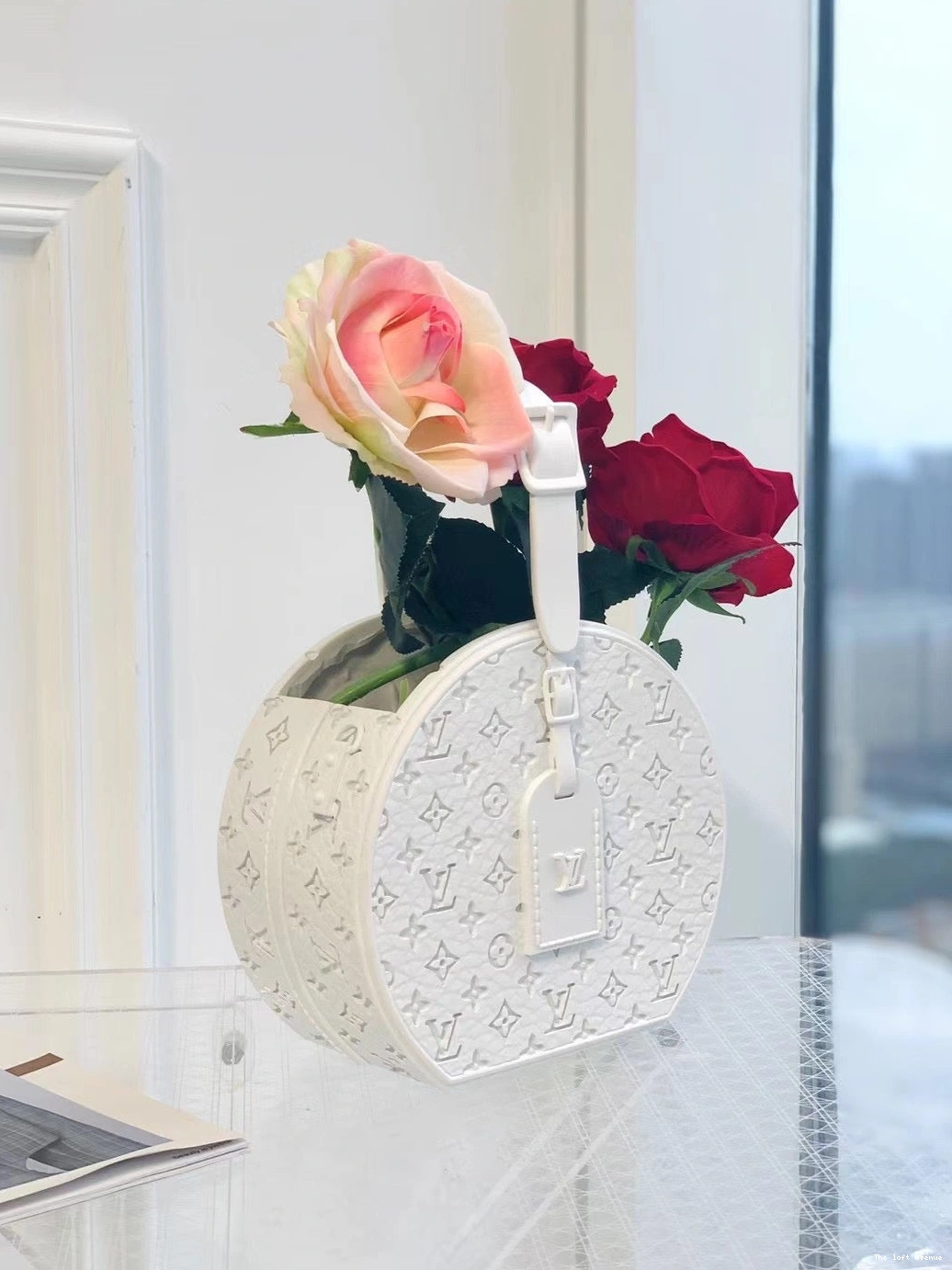 HAT BAG CUSTOM VASE FLOWER 0823